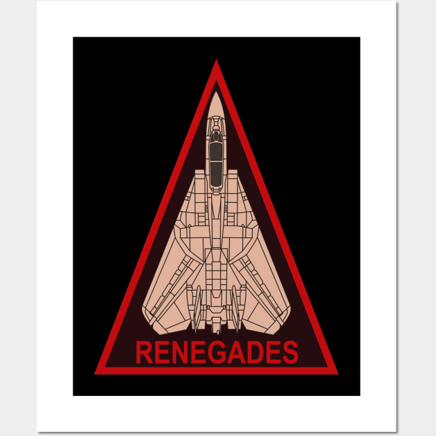 F14 Tomcat - VF24 Renegades Wall Art by MBK